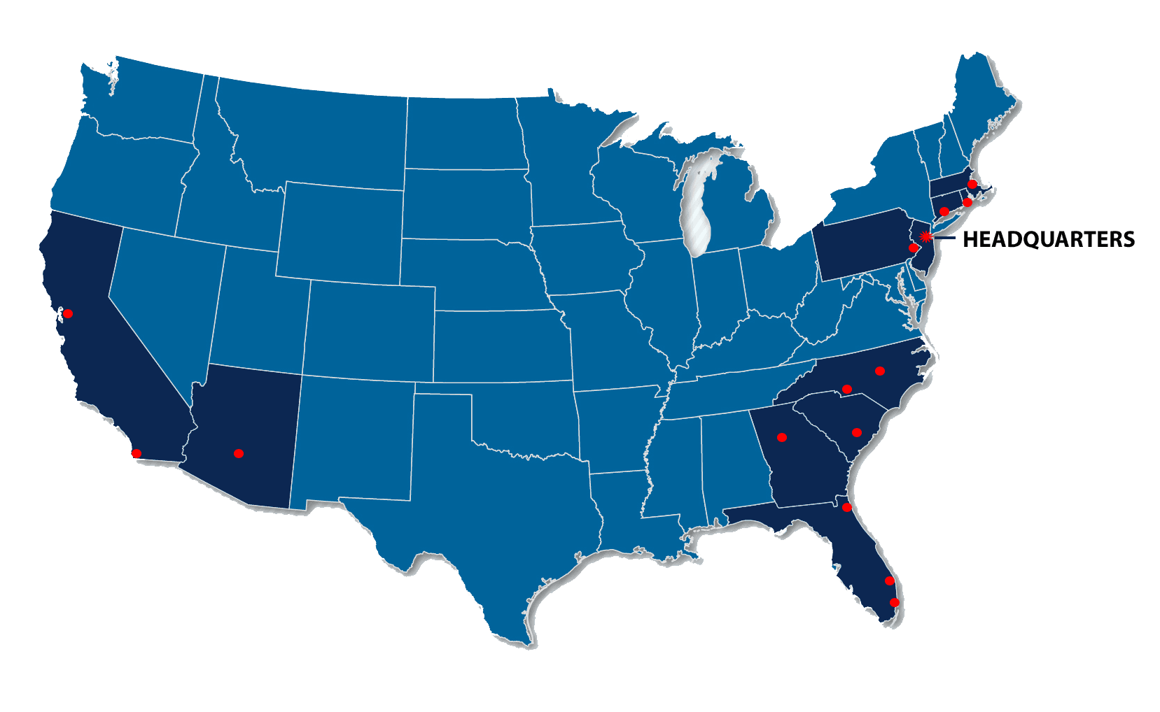 Map of Locations